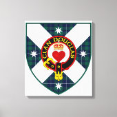 Clan Douglas Shield op doek Canvas Afdruk (Voorkant)
