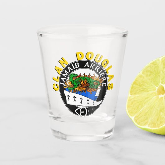 Clan Douglas Shot Glass Glas (Voorkant)