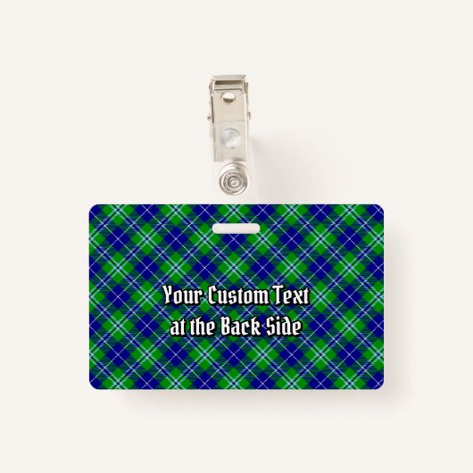 Clan Douglas Tartan Badge (Achterkant met clip)