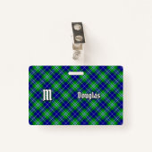 Clan Douglas Tartan Badge (Voorkant met clip)