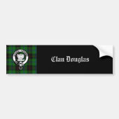 Clan Douglas Tartan Crest Bumpersticker (Voorkant)