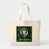 Clan Douglas Tartan Crest Grote Tote Bag (Voorkant)
