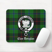Clan Douglas Tartan Crest Muismat (Met muis)
