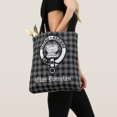 Clan Douglas Tartan en Crest Badge Tote Bag (Dichtbij)