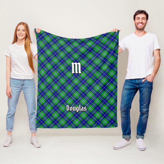 Clan Douglas Tartan Fleece Deken (In situ)