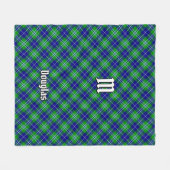 Clan Douglas Tartan Fleece Deken (Voorkant (Horizontaal))