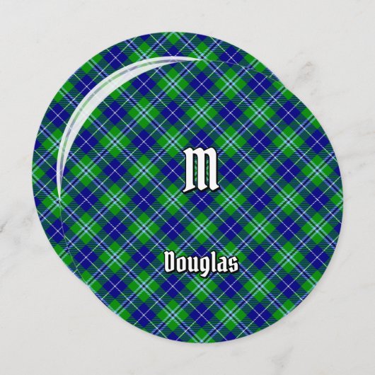Clan Douglas Tartan Kaart (Voorkant / Achterkant)