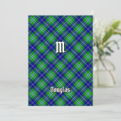 Clan Douglas Tartan Kaart (Staand voorkant)