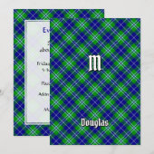 Clan Douglas Tartan Kaart (Voorkant / Achterkant)