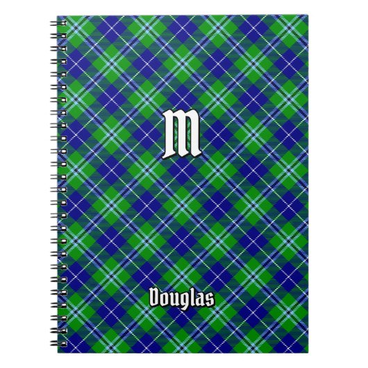 Clan Douglas Tartan Notitieboek (Voorkant)