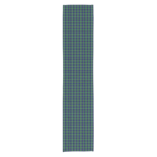 Clan Douglas Tartan Pset Table Runner Korte Tafelloper (Voorkant)