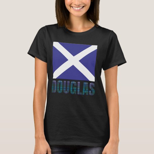 Clan Douglas Tartan Scottish Family Name Scotland T-shirt (Voorkant)