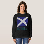 Clan Douglas Tartan Scottish Family Name Scotland Trui (Voorkant volledig)