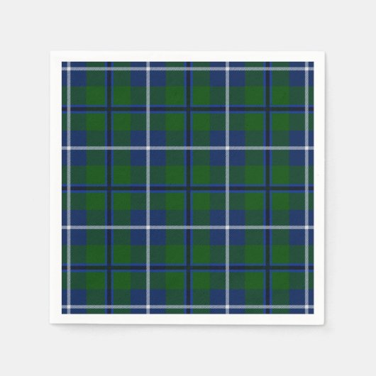 Clan Douglas Tartan Servetten (Voorkant)