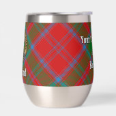 Clan Drummond Crest over Tartan (Links)