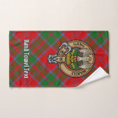 Clan Drummond Crest over Tartan Bad Handdoek (Handdoek)