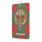 Clan Drummond Crest over Tartan Luchtverfrisser (Links)