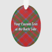Clan Drummond Crest over Tartan Ornament (achterkant)