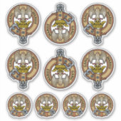Clan Drummond Crest Sticker Set (Voorkant)
