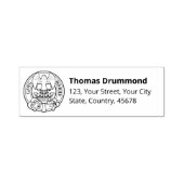 Clan Drummond Crest Zelfinktende Stempel (Design)
