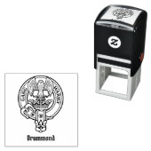 Clan Drummond Crest Zelfinktende Stempel (In situ)