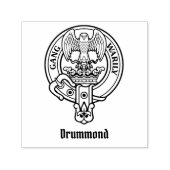 Clan Drummond Crest Zelfinktende Stempel (Design)