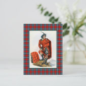 Clan Drummond  Illustratie Tartan Lijst Briefkaart (Staand voorkant)