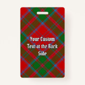 Clan Drummond Tartan Badge (Achterkant)