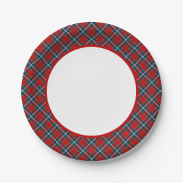 Clan Drummond Tartan Border Papieren Bordje