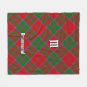 Clan Drummond Tartan Fleece Deken (Voorkant (Horizontaal))