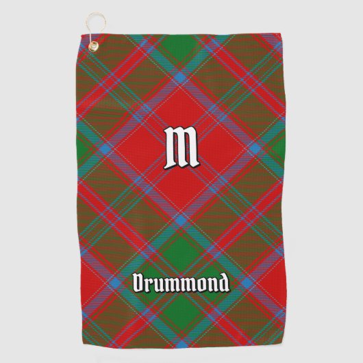 Clan Drummond Tartan Golfhanddoek (Voorkant)