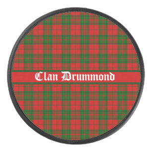 Clan Drummond Tartan  Hockey Puck
