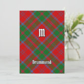 Clan Drummond Tartan Kaart (Staand voorkant)