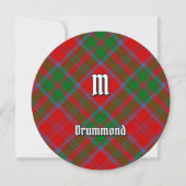 Clan Drummond Tartan Kaart (Voorkant)
