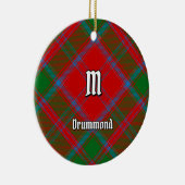 Clan Drummond Tartan Keramisch Ornament (Rechts)