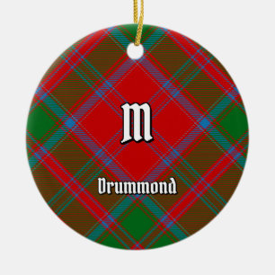 Clan Drummond Tartan Keramisch Ornament