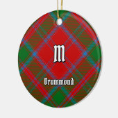 Clan Drummond Tartan Keramisch Ornament (Links)