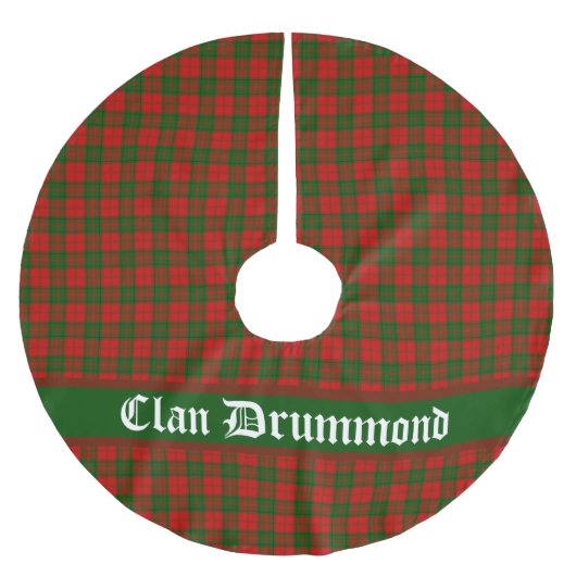 Clan Drummond Tartan  Kerstboom Rok (Voorkant)