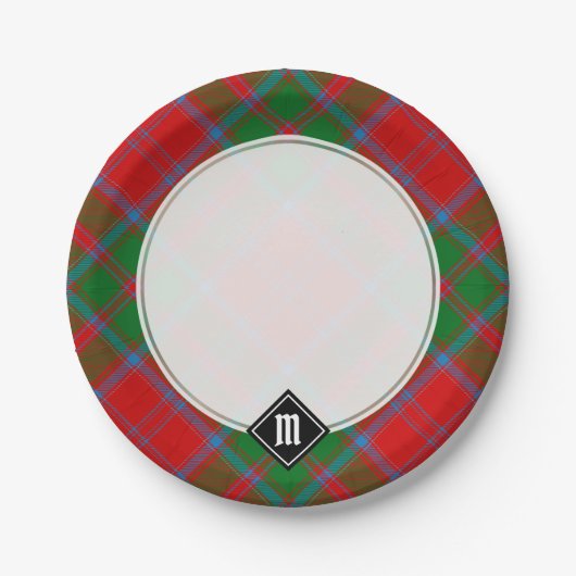 Clan Drummond Tartan Papieren Bordje (Voorkant)