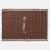 Clan Drummond Tartan Plaid Custom Gooi Deken (Voorkant)
