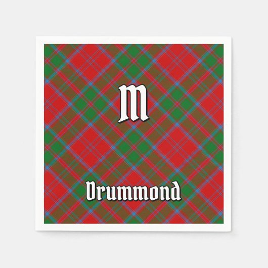 Clan Drummond Tartan Servet (Voorkant)