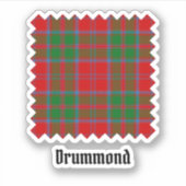 Clan Drummond Tartan Sticker (Voorkant)