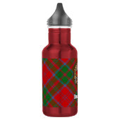 Clan Drummond Wapen over Tartan Waterfles (Links)
