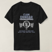 Clan Dunbar crest Schotse clans Schotse achternaam T-shirt (Design voorkant)