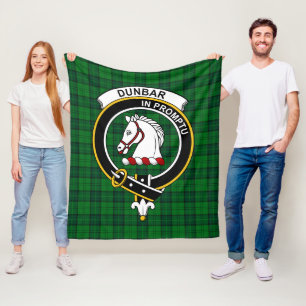 Clan Dunbar Jacht Tartan Schotse Ruit Fleece Deken
