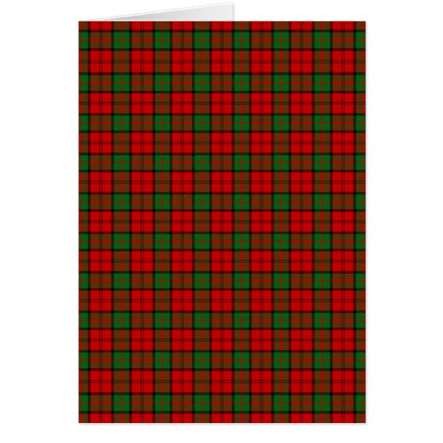 Clan Dunbar Tartan (Voorkant)