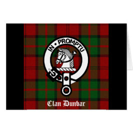 Clan Dunbar Tartan & Crest Badge
