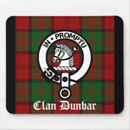Clan Dunbar Tartan & Crest Badge Muismat