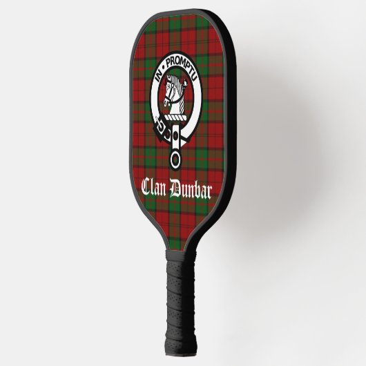 Clan Dunbar Tartan & Crest Badge Pickleball Paddle (Links)