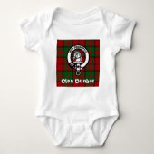 Clan Dunbar Tartan & Crest Badge Romper (Voorkant)